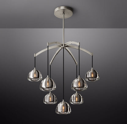 Hemisphere Round Chandelier 36" by Cityfurn