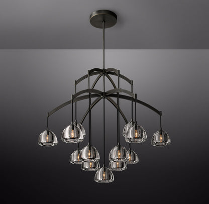 Hemisphere Round Chandelier 48" by Cityfurn