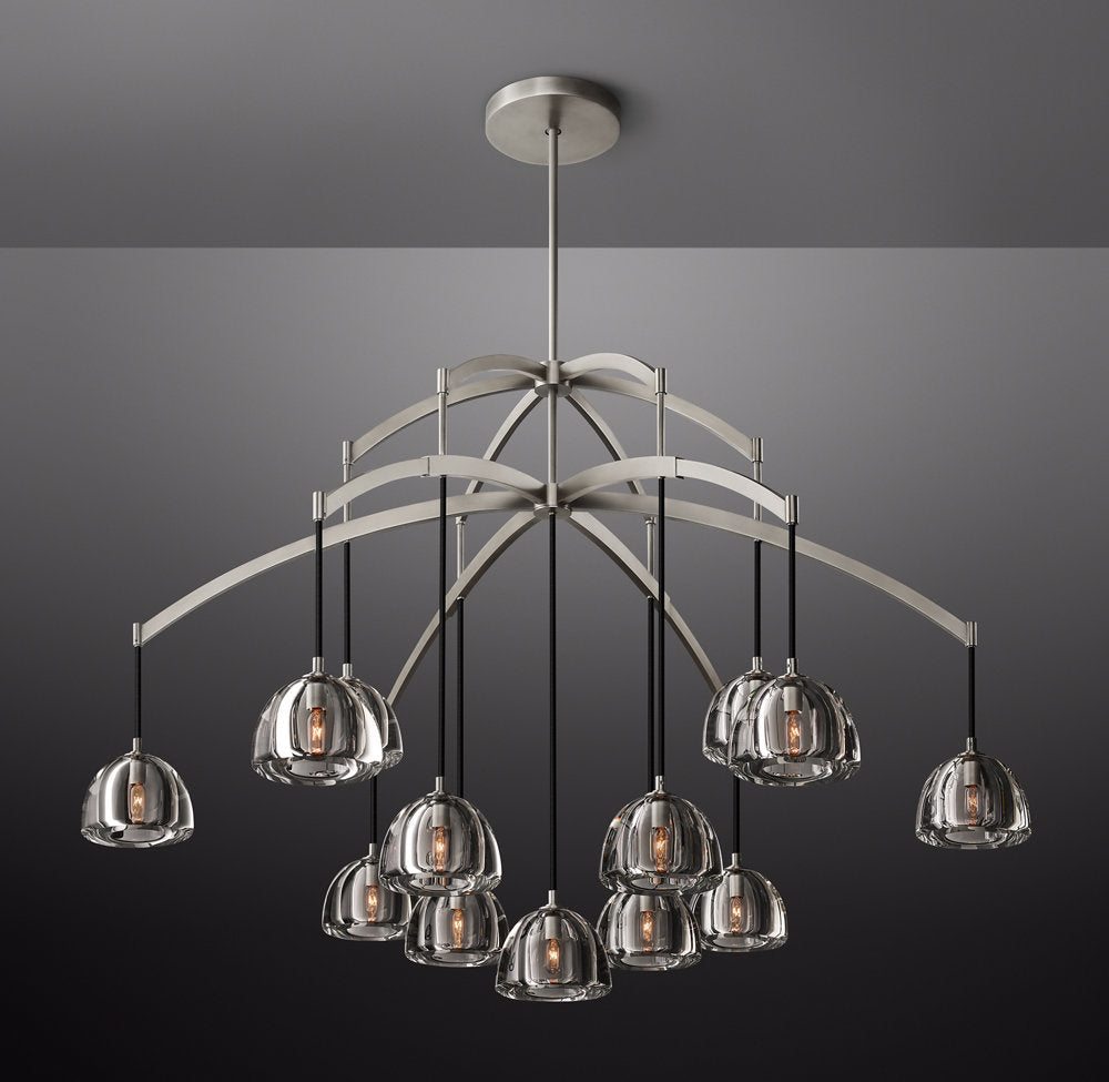 Hemisphere Round Chandelier 60" by Cityfurn