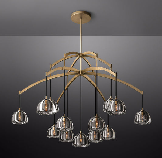 Hemisphere Round Chandelier 60" by Cityfurn