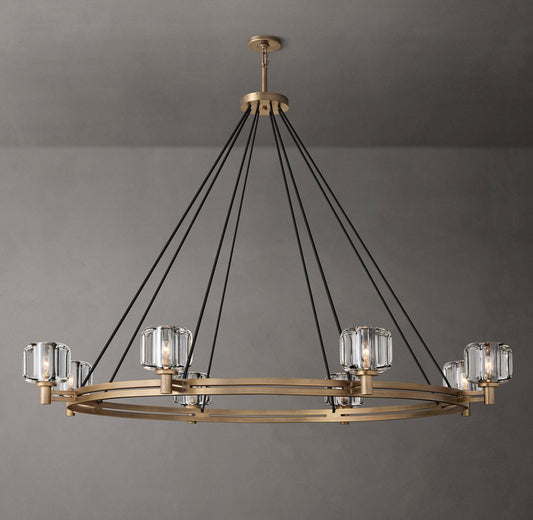 Demaret Round Chandelier 60" by Cityfurn