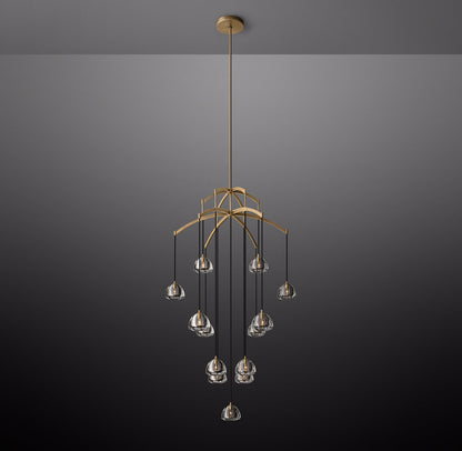 Hemisphere Round Chandelier 48" by Cityfurn