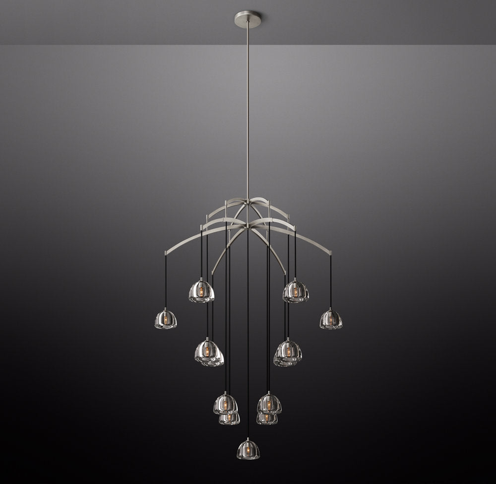 Hemisphere Round Chandelier 60" by Cityfurn