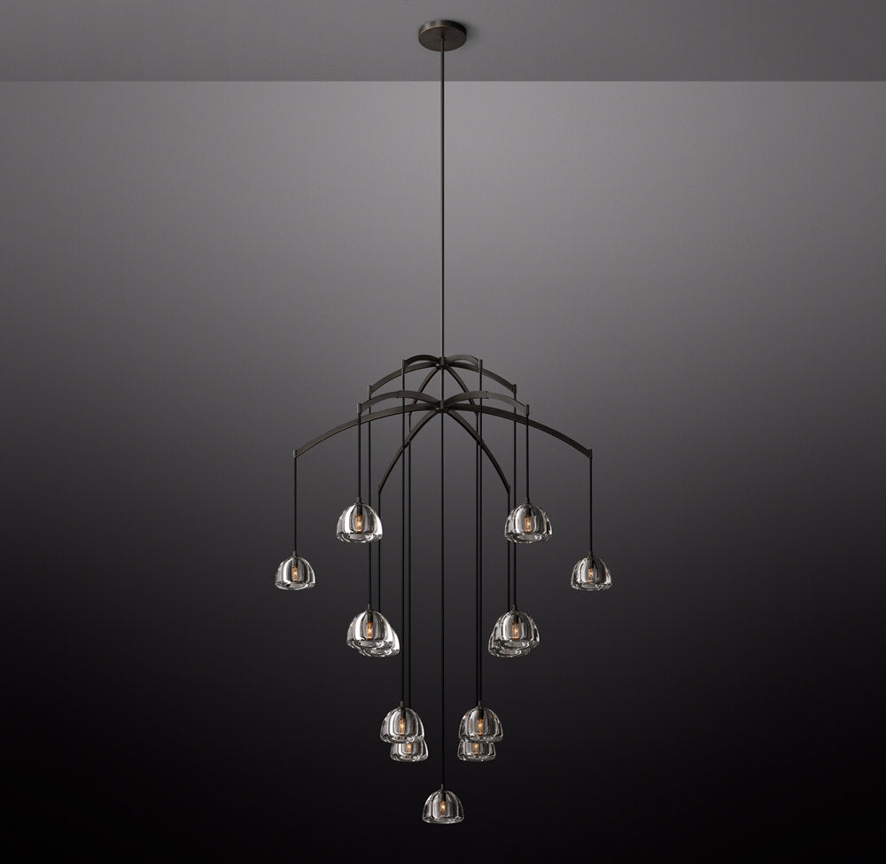 Hemisphere Round Chandelier 60" by Cityfurn