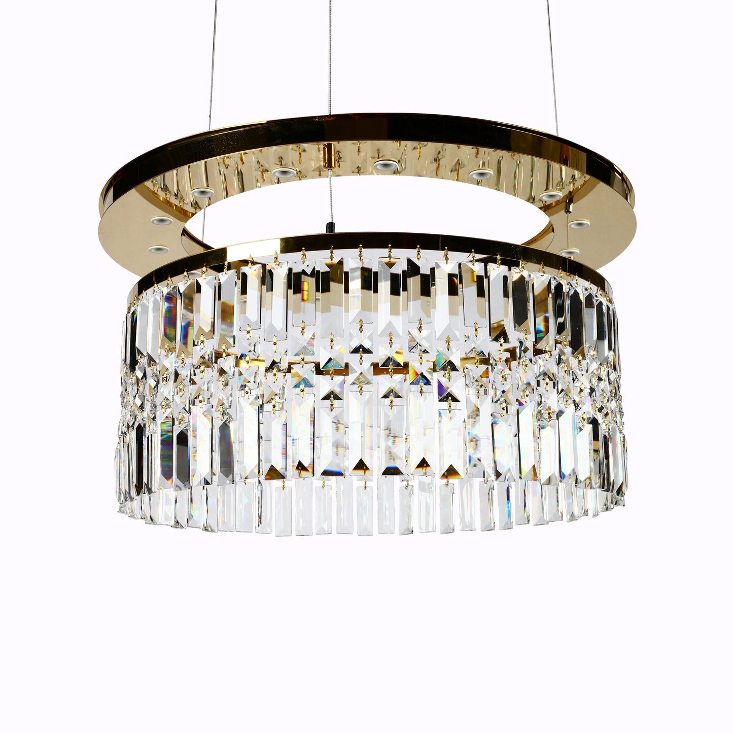 Ares Crystal Ring LED Chandelier