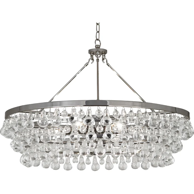 Artistic Pear Round Chandelier 50", Dining Room Round Chandelier