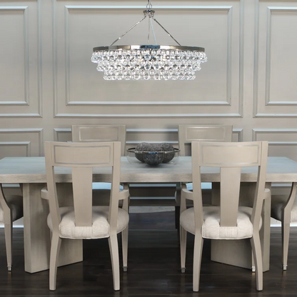 Artistic Pear Round Chandelier 50", Dining Room Round Chandelier