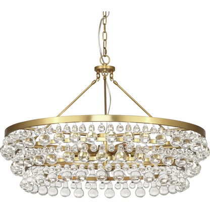 Artistic Pear Round Chandelier 50", Dining Room Round Chandelier