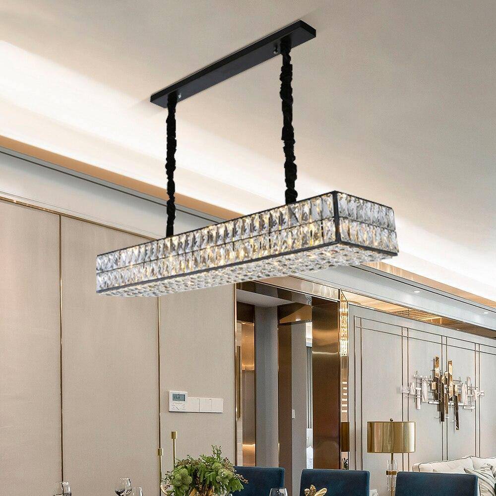 Mariano Kitchen Island Modern Crystal Chandelier