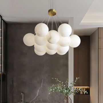 Alanbaster Ceiling Pendant 7/19 Lights