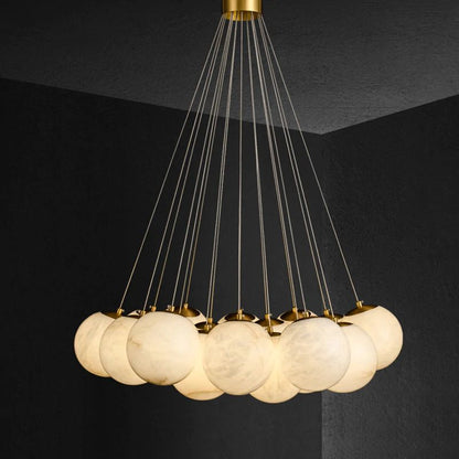 Alanbaster Ceiling Pendant 7/19 Lights