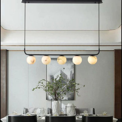 Alanbaster Global Linear Chandelier 10.2"H