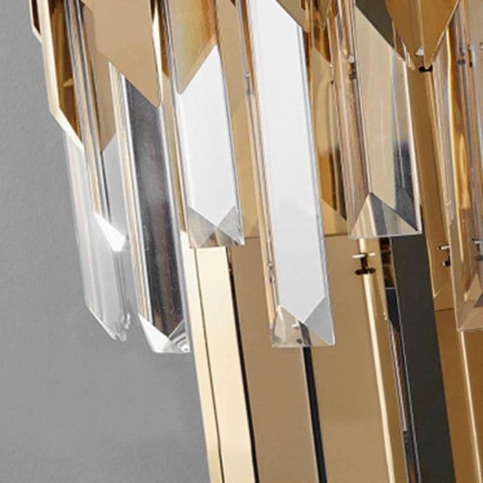 April Gold Plated Crystal Wall Sconce