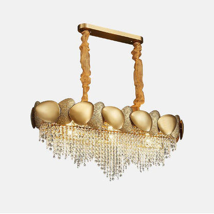 Erin Golden Crystal Chandelier