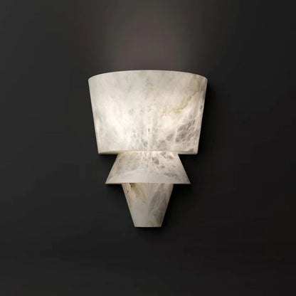 Alanbaster Wall Sconce 12”