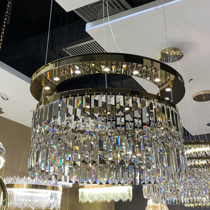 Ares Crystal Ring LED Chandelier