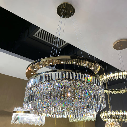 Ares Crystal Ring LED Chandelier