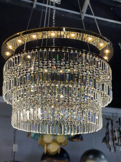 Ares Crystal Ring LED Chandelier