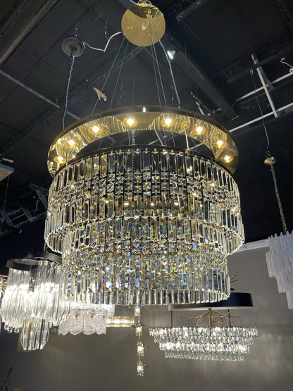 Ares Crystal Ring LED Chandelier