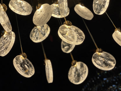 Aurora Cloud Glass Cluster LED Pendant Light