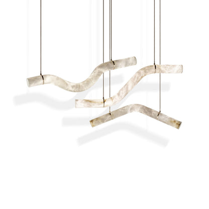 Alanbaster Curved Chandelier