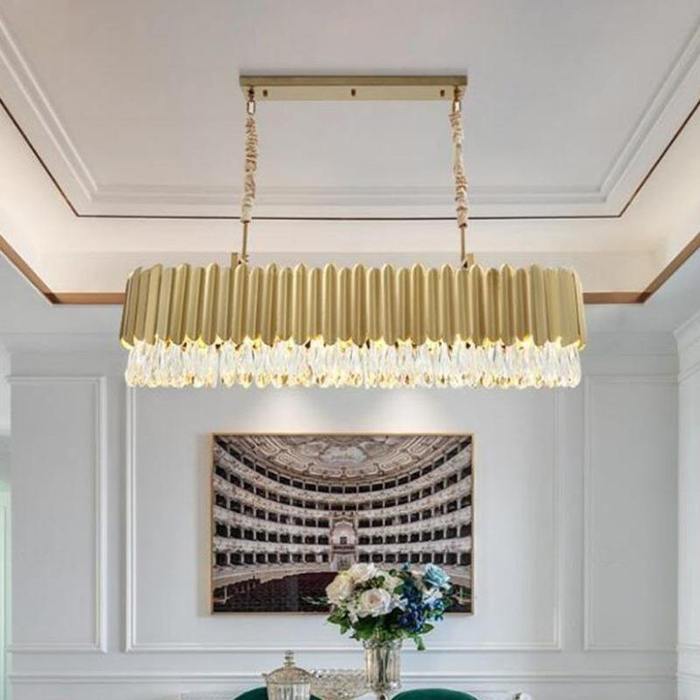 April Dining Room Chandelier Gold