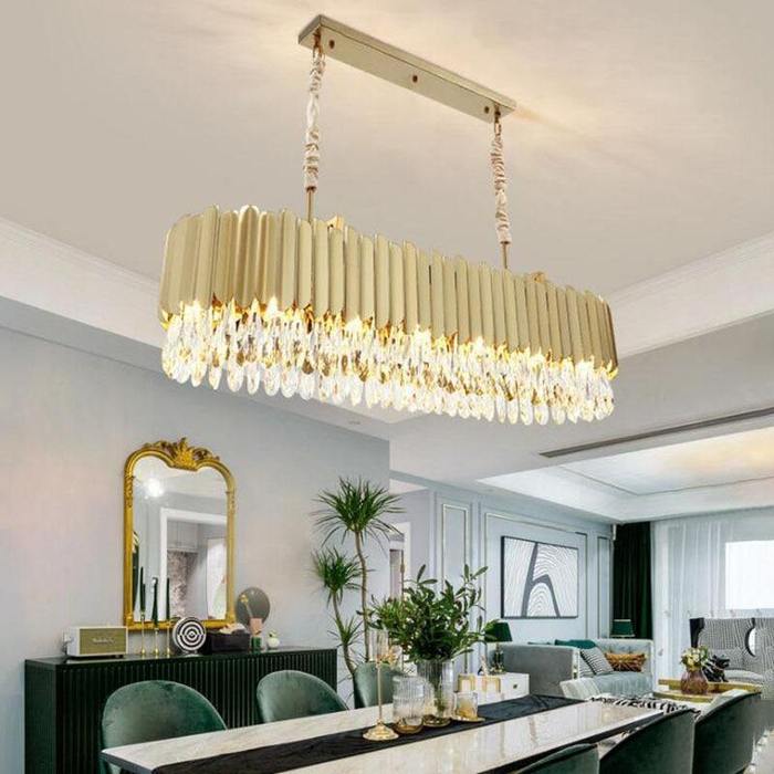 April Dining Room Chandelier Gold